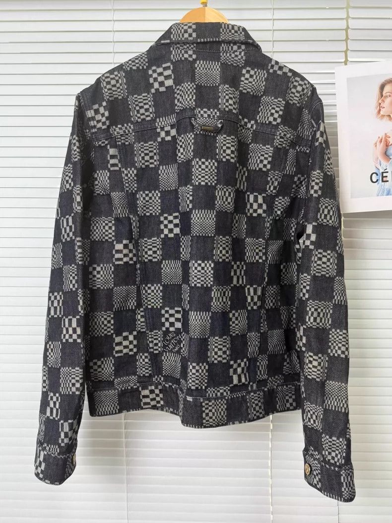 Louis Vuitton Louis Vuitton Checkerboard denim jacket Size US M / EU 48-50 / 2 - 2 Thumbnail