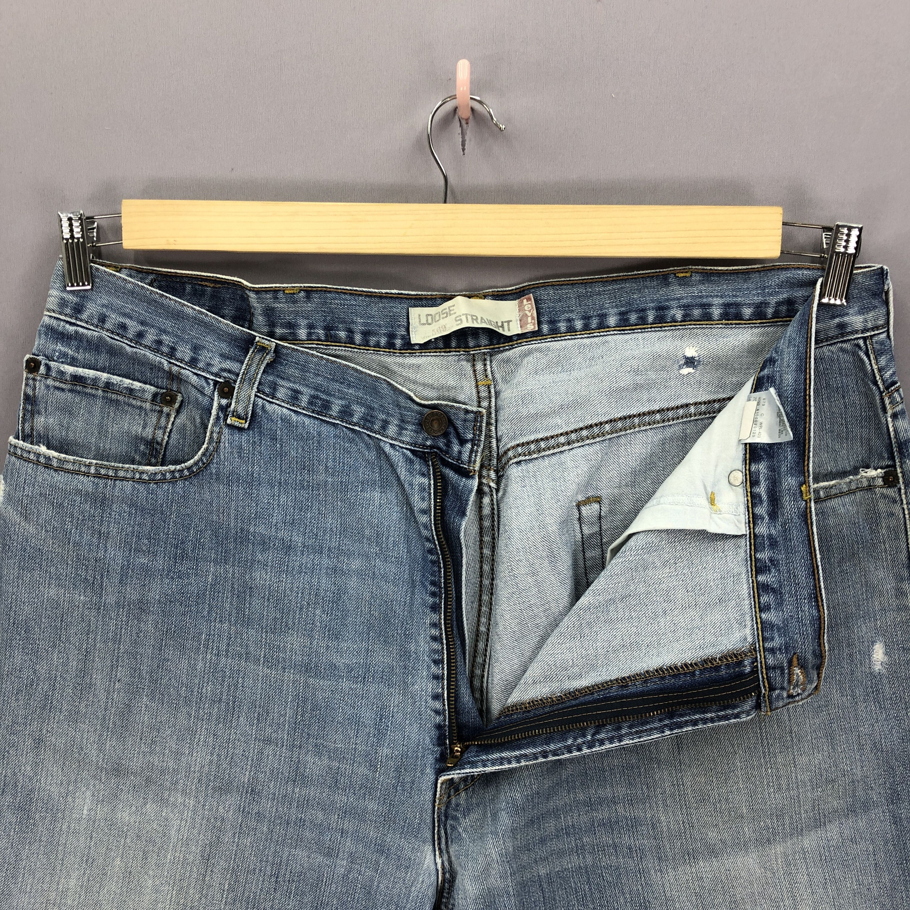 Levi's Vintage Levis 569 Baggy Jeans Levi's Faded Ligh Wash Denim Size US 40 / EU 56 - 5 Thumbnail