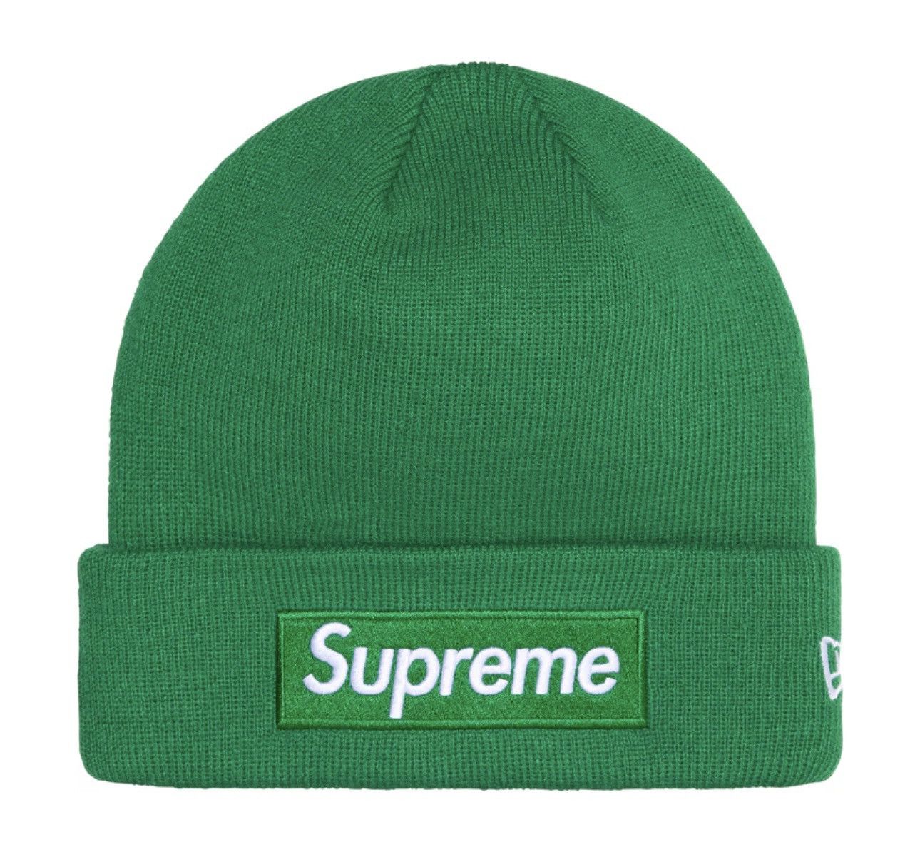New Era × Supreme Supreme Box Logo Beanie Green Size ONE SIZE - 1 Thumbnail