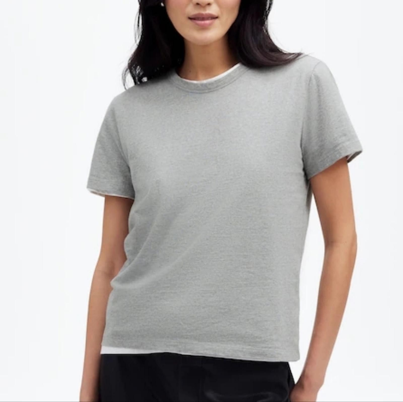 Madewell Madewell Cotton Perfect Crewneck Tee Size XXS / US 00 / IT 34 - 1 Thumbnail