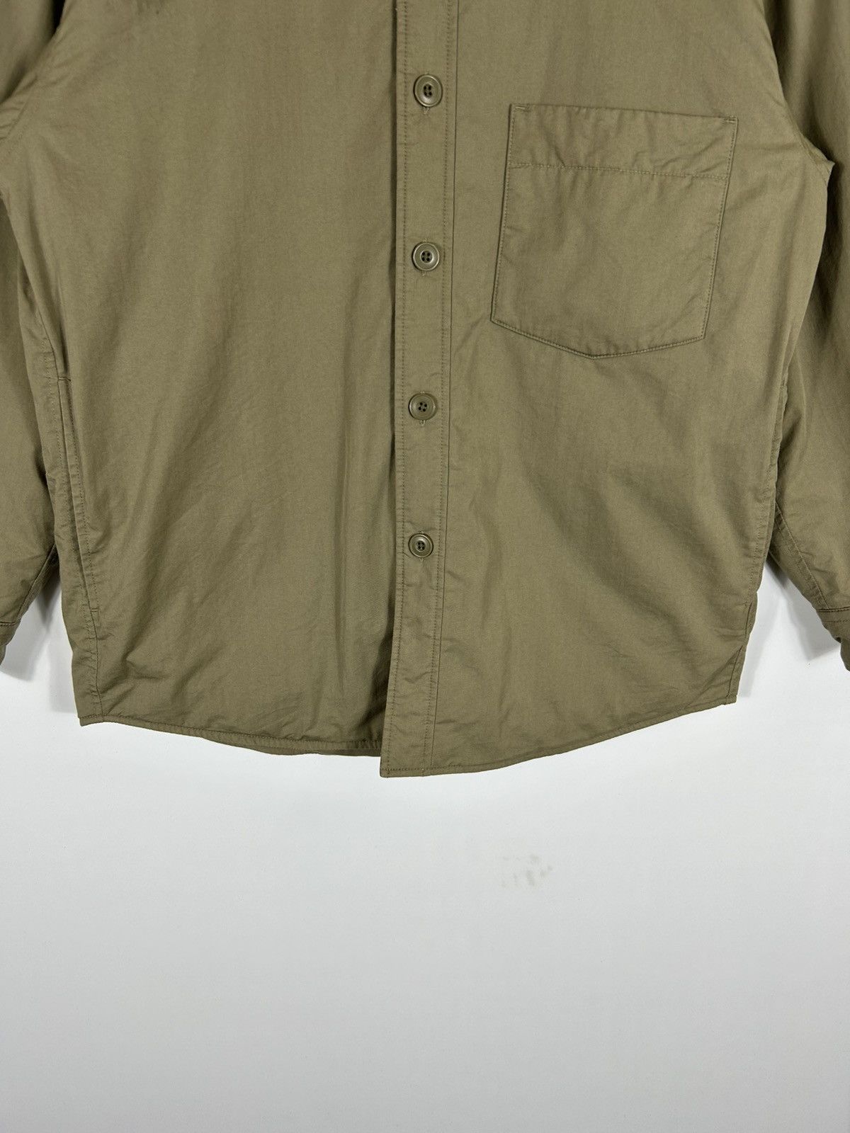 Christophe Lemaire × Lemaire × Uniqlo 🔥Lemaire Uniqlo Nylon Button Shirt Jacket Size US M / EU 48-50 / 2 - 5 Thumbnail