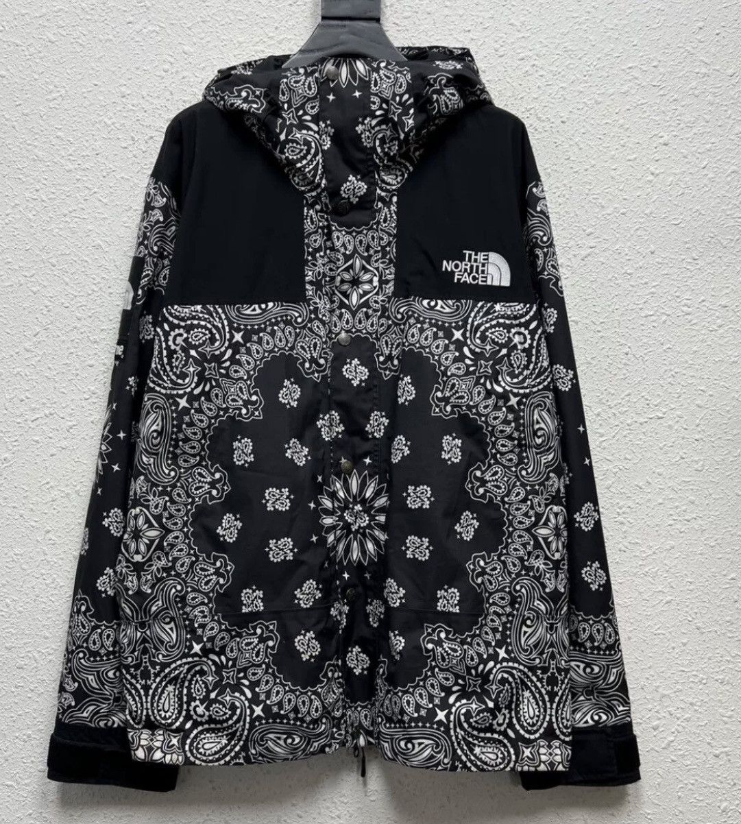 Supreme north face paisley sales