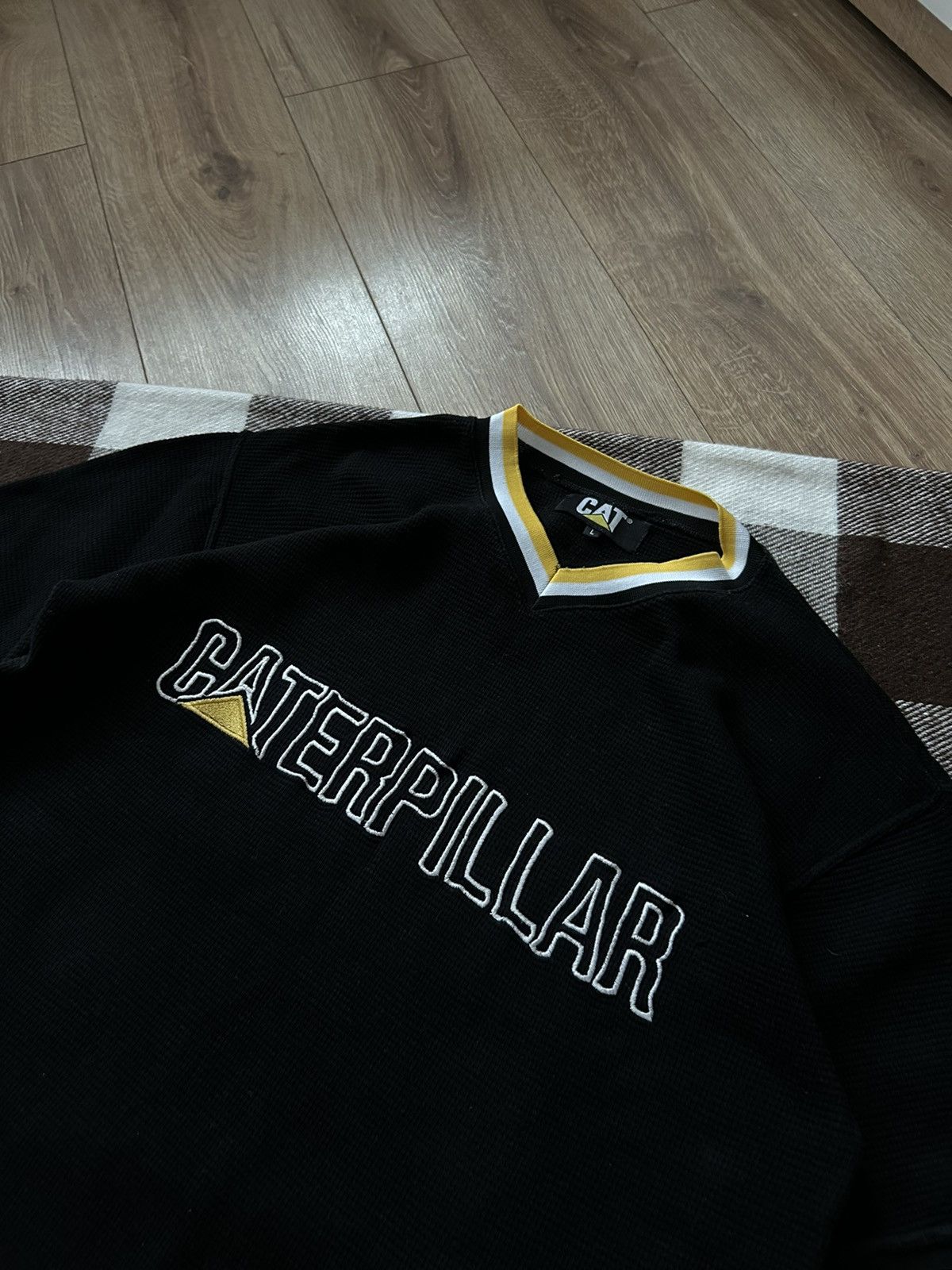 Caterpillar × Vintage Vintage CatterPillar big logo y2k shirt mens made in usa Size US L / EU 52-54 / 3 - 2 Thumbnail