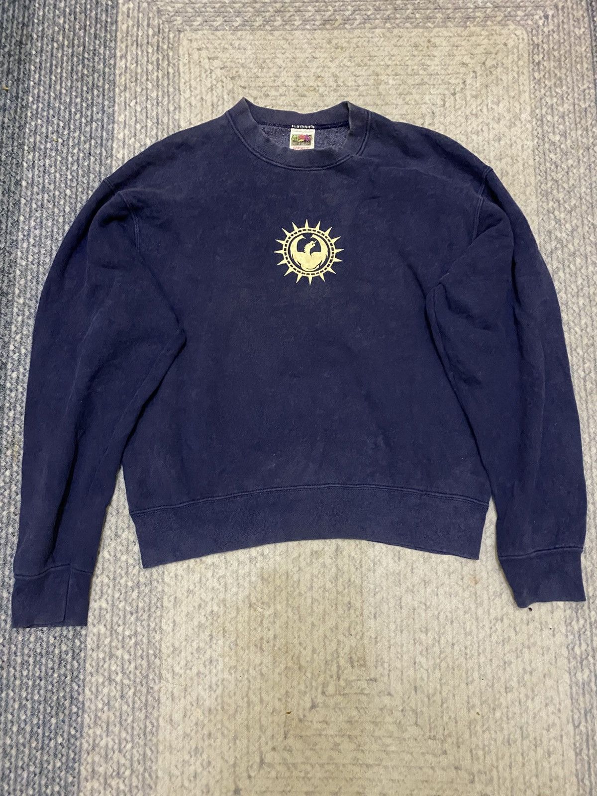 Blind Skateboards VINTAGE 90s DRAGON OPTICAL CROPPED SWEATSHIRT Size US M / EU 48-50 / 2 - 2 Thumbnail