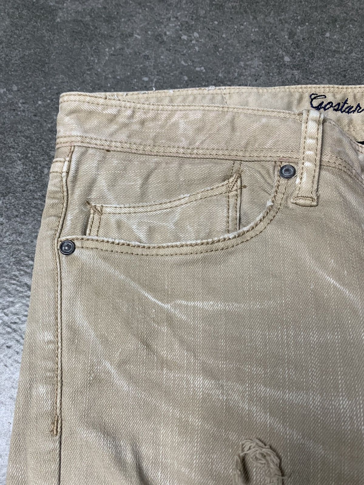 GOSTAR DE FUGA × If Six Was Nine × Le Grande Bleu (L.G.B.) 2000s Gostar de Fuga Distressed Washed Jeans Vkei Size US 32 / EU 48 - 6 Thumbnail
