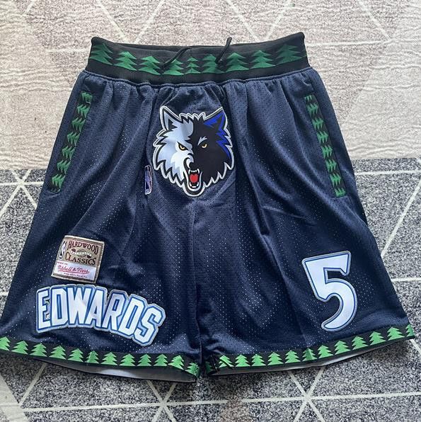 NBA XL Timberwolves Short 5 Edwards Short Nba Pocket Short Size US 36 / EU 52 - 1 Thumbnail