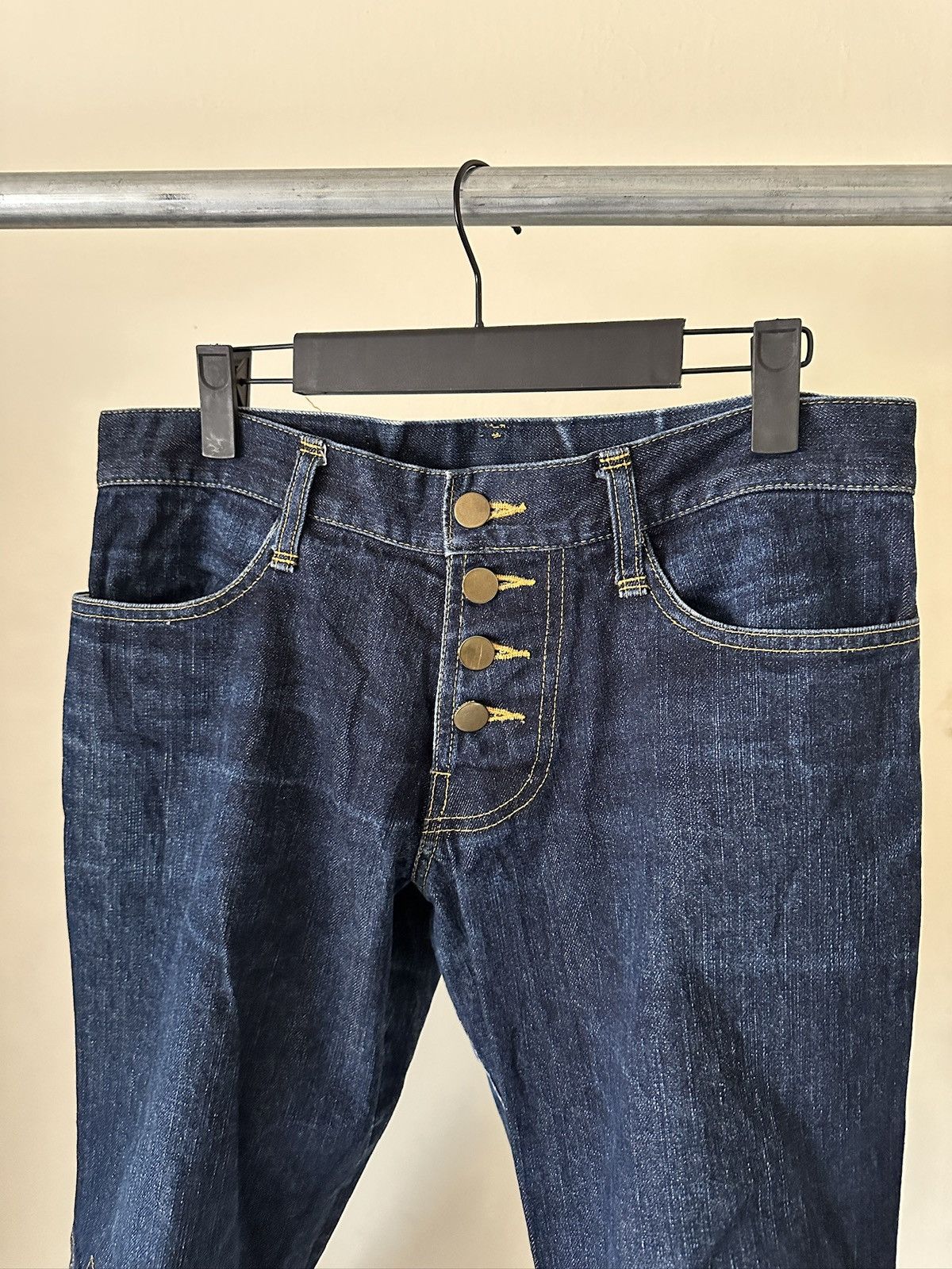 Christopher Nemeth 1990s Christopher Nemeth Knee-patch Jeans Size US 30 / EU 46 - 4 Thumbnail