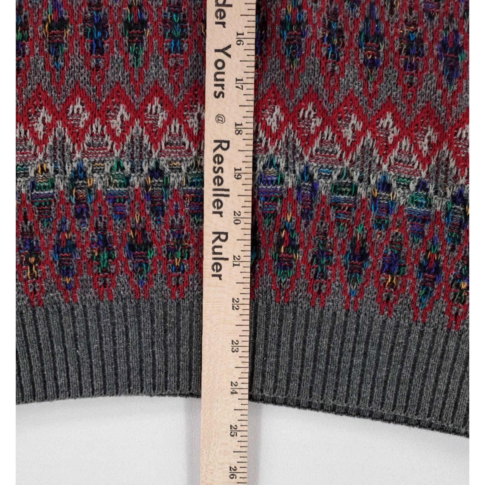 Pronto Uomo Pronto Uomo Sweater Saks Fifth Avenue Made Italy Mens L Multicolor Textured Knit Pullover Shirt/Top Size US L / EU 52-54 / 3 - 6 Thumbnail