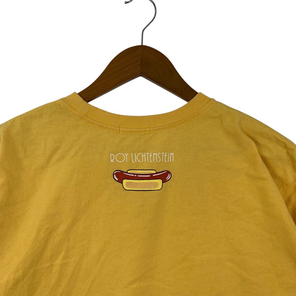 Vintage Y2K ROY LICHTENSTEIN Hotdog By Uniqlo Pop Art Tshirt Size US XL / EU 56 / 4 - 5 Thumbnail