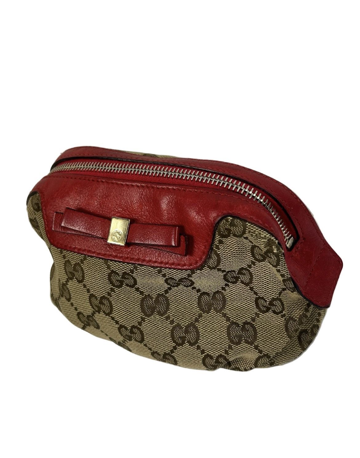 Gucci GG Canvas Monogram Cosmetic Bag