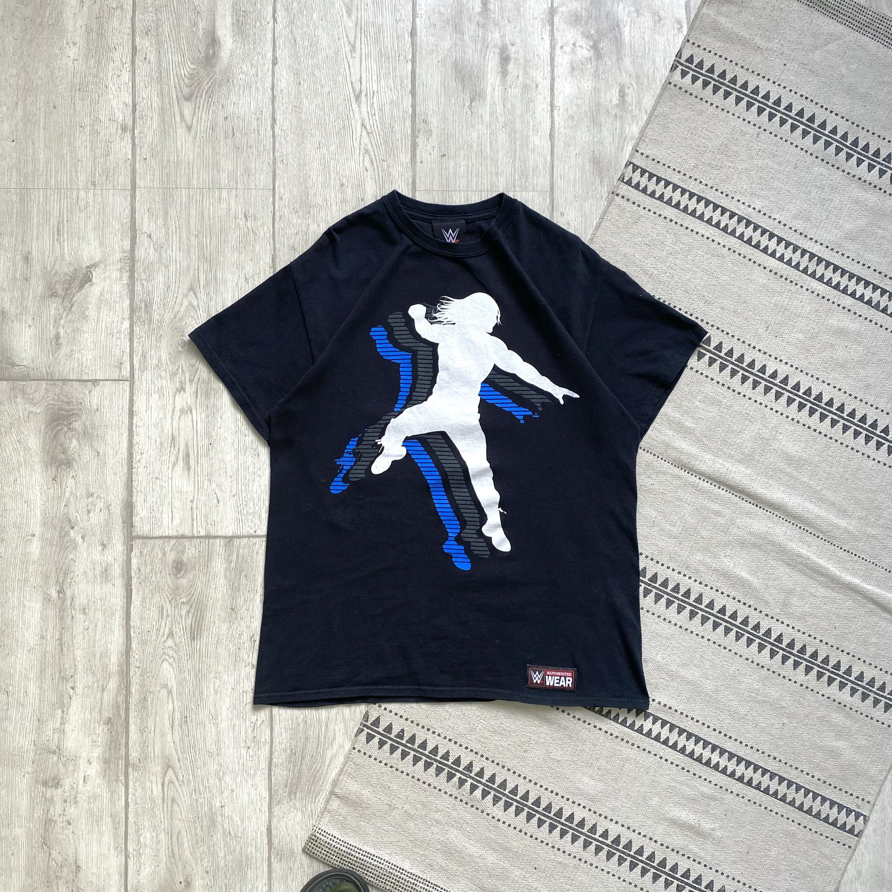 WWE WWF WWE Tee Roman Reigns big logo Y2K John Cena Triple H Size US M / EU 48-50 / 2 - 2 Thumbnail