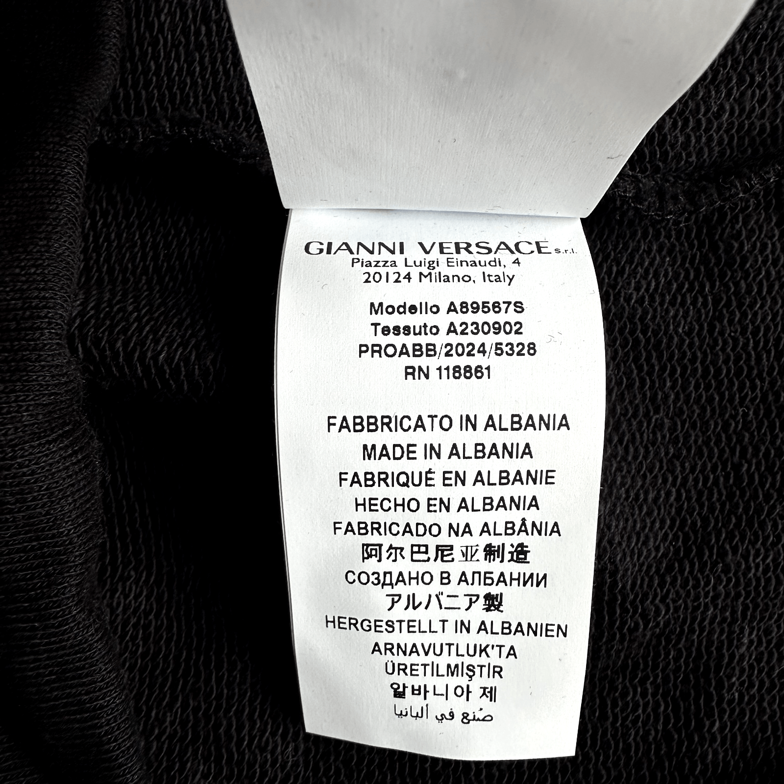 Versace Versace Black Sweater With Golden Embroidered Medusa Head S Size US M / EU 48-50 / 2 - 5 Thumbnail