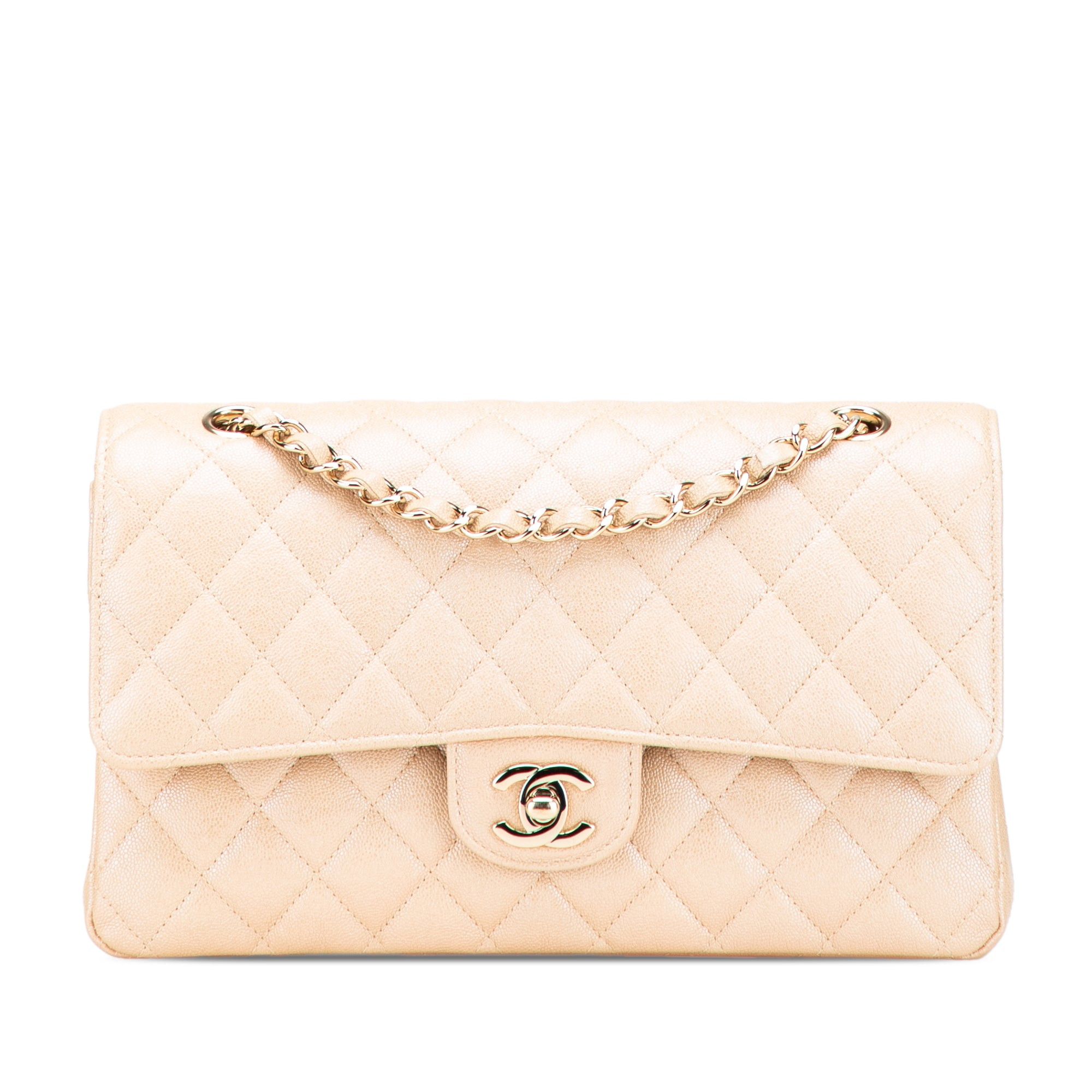 Chanel Medium Classic Iridescent Caviar Double Flap Size ONE SIZE - 1 Thumbnail