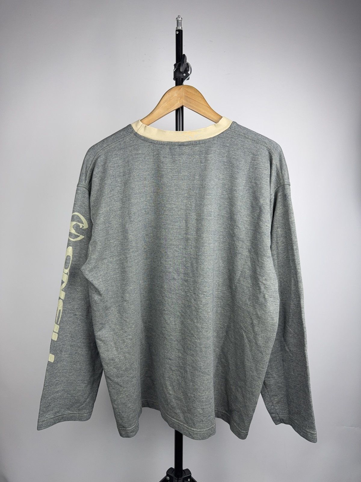 O'Neill O’Neill SURF Skate Long Sleeve Logo Tee Y2K Surfwear Grey Size US L / EU 52-54 / 3 - 17 Thumbnail