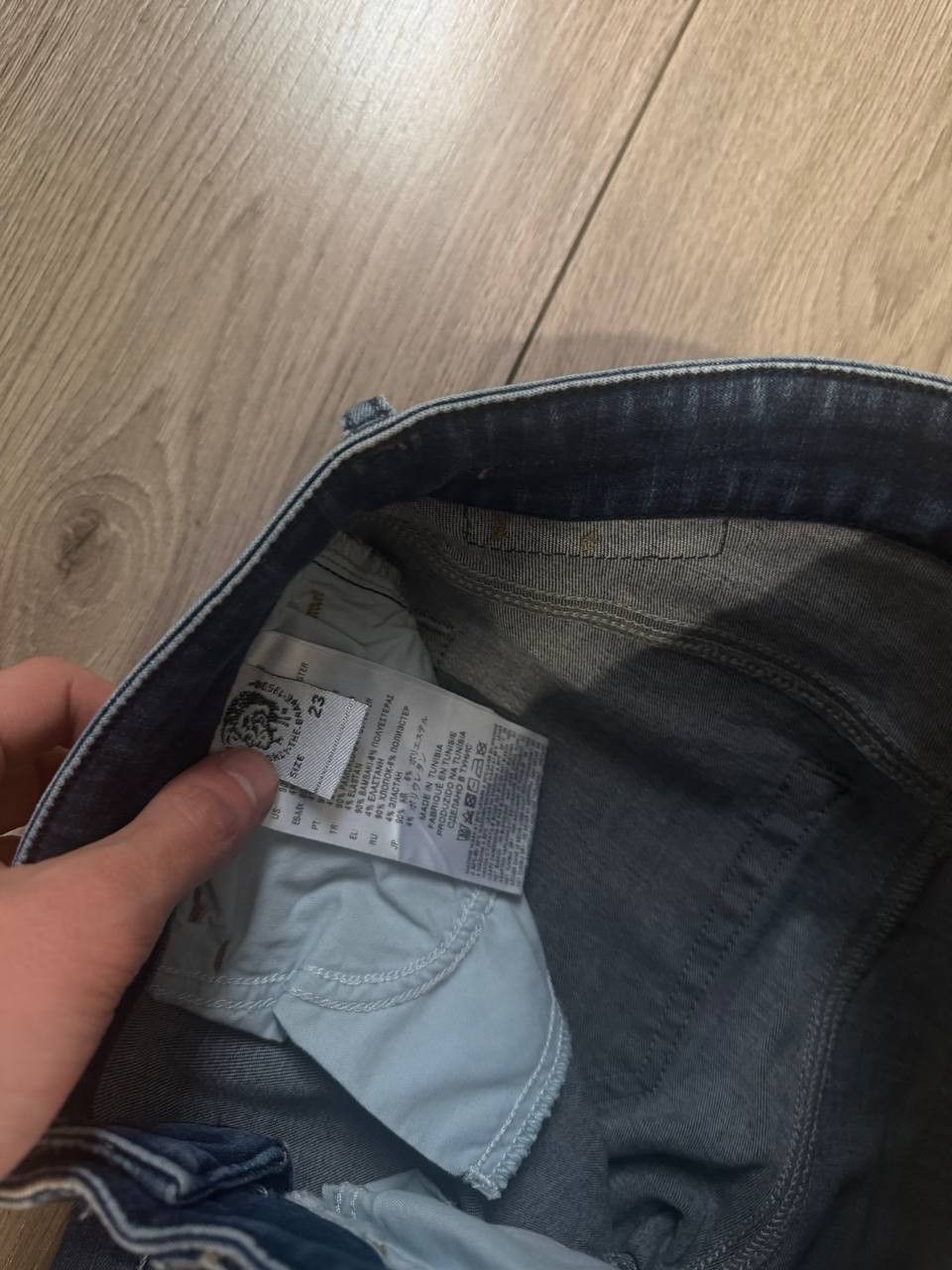 Diesel diesel slandy jeans women W23 L32 Super Slim-Skinny Blue Size 23" - 4 Thumbnail