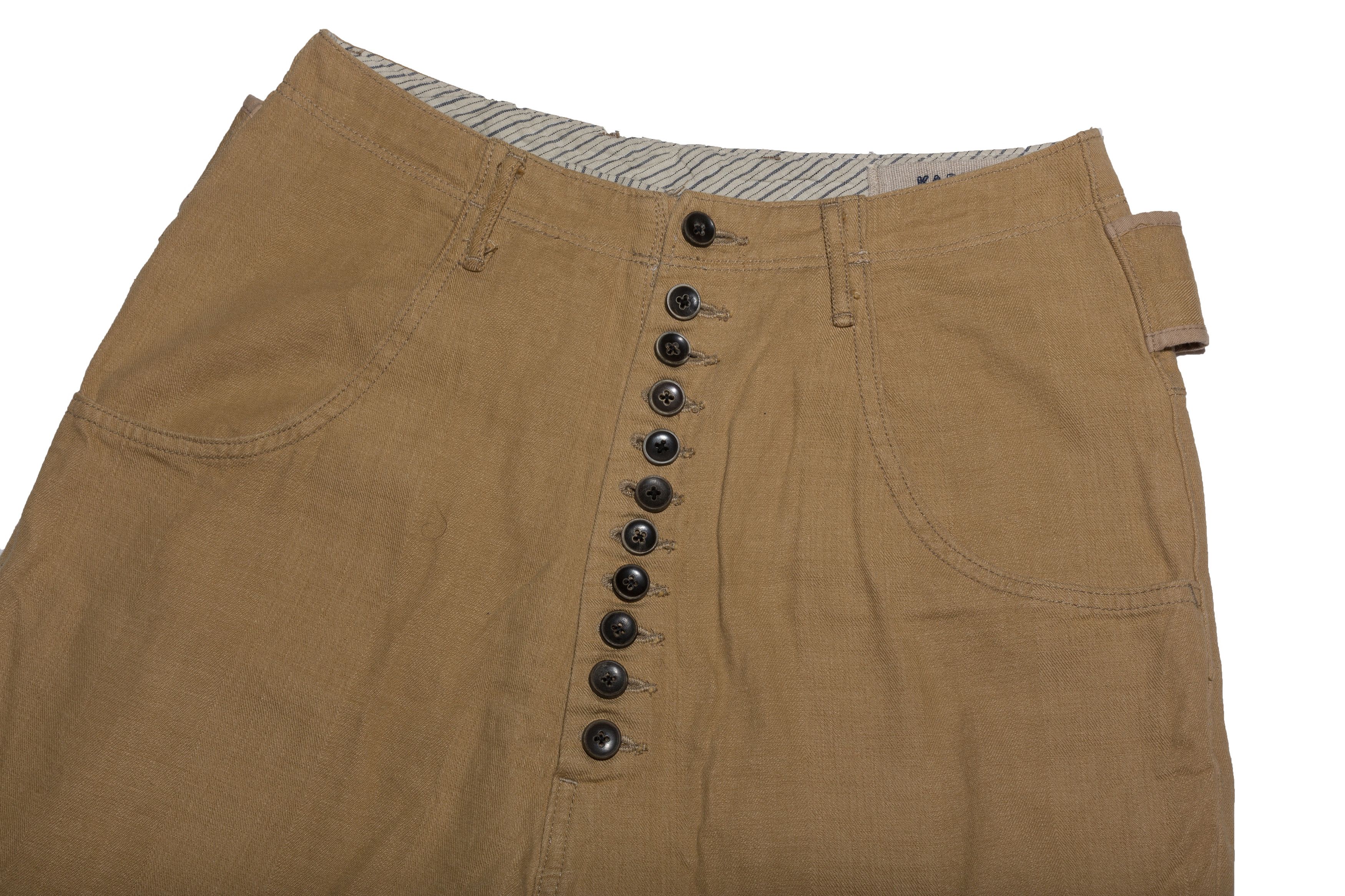 Kapital CLIP BACK STRAP 11 BUTTON WORK TROUSERS Size US 28 / EU 44 - 3 Thumbnail