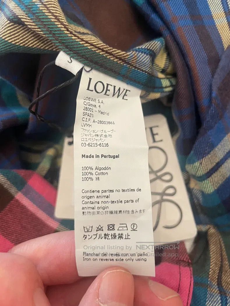 Loewe Loewe Plaid pattern shirt jacket, thick Size US S / EU 44-46 / 1 - 3 Thumbnail