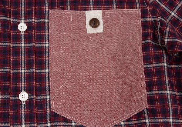 Junya Watanabe Shirt Paneled Check Switch Long Sleeve Red Size US XS / EU 42 / 0 - 5 Thumbnail