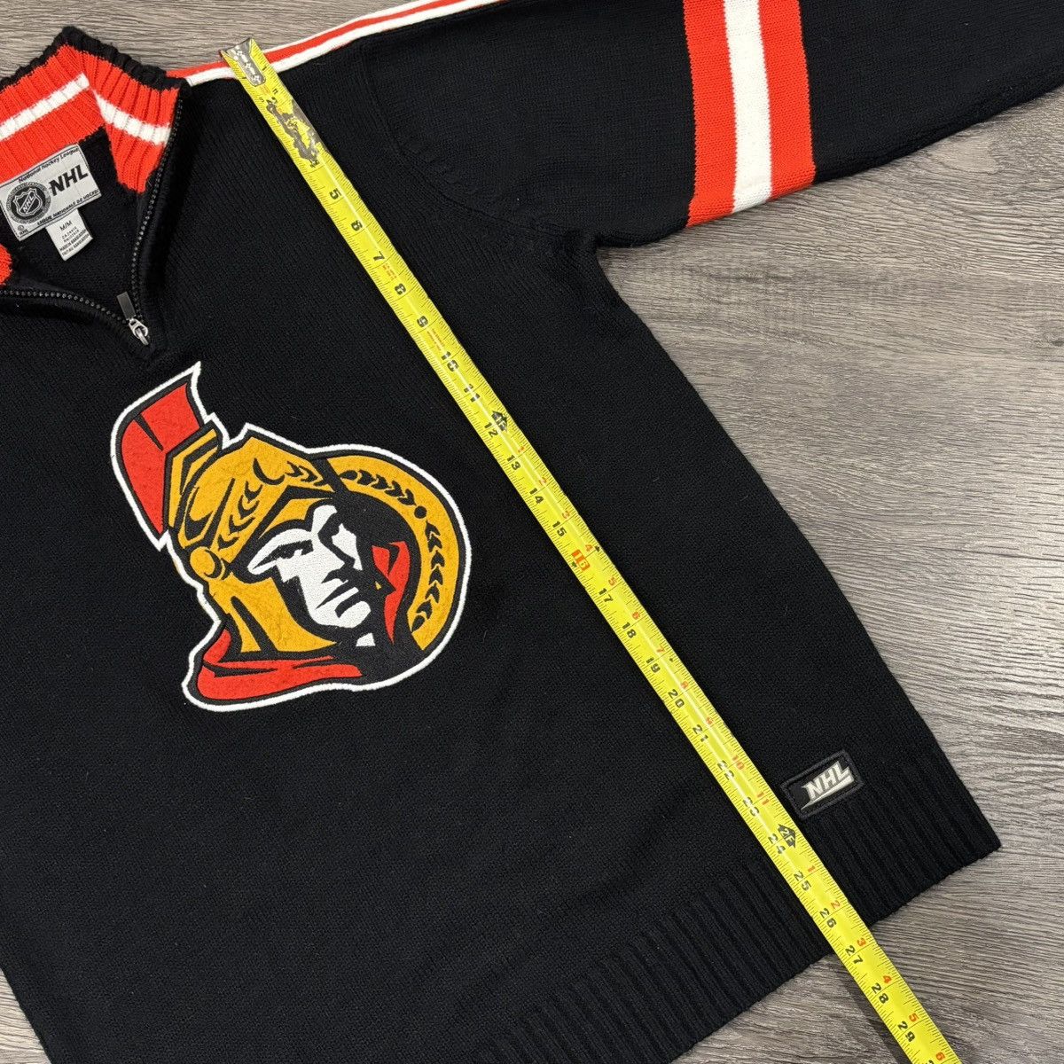 NHL Vintage Ottawa Senators NHL Quarter Zip, Men’s Medium Size US L / EU 52-54 / 3 - 7 Thumbnail