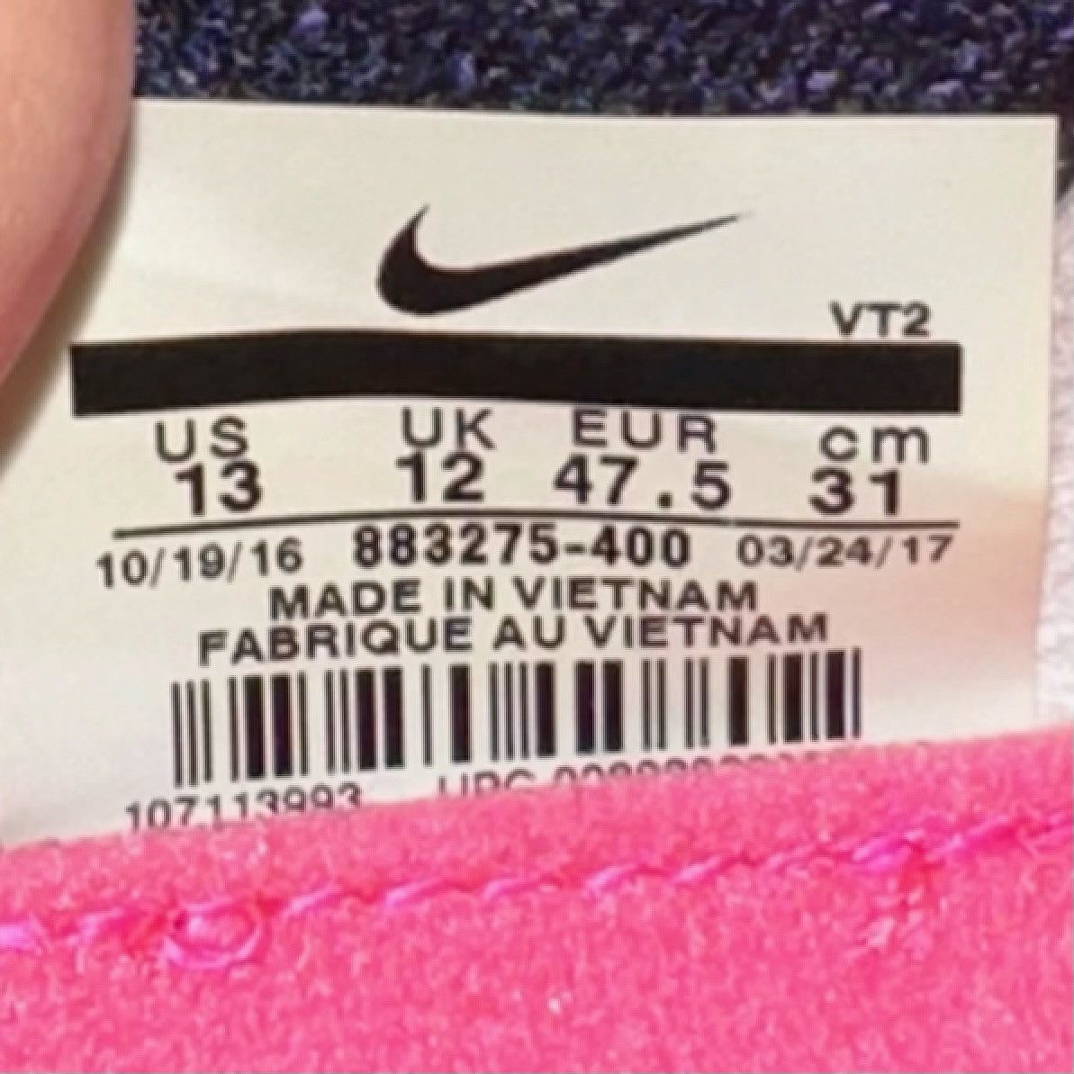 Nike Size 13 - Nike Air VaporMax NikeLab Be True 2017-883275-400 Size US 13 / EU 46 - 6 Thumbnail