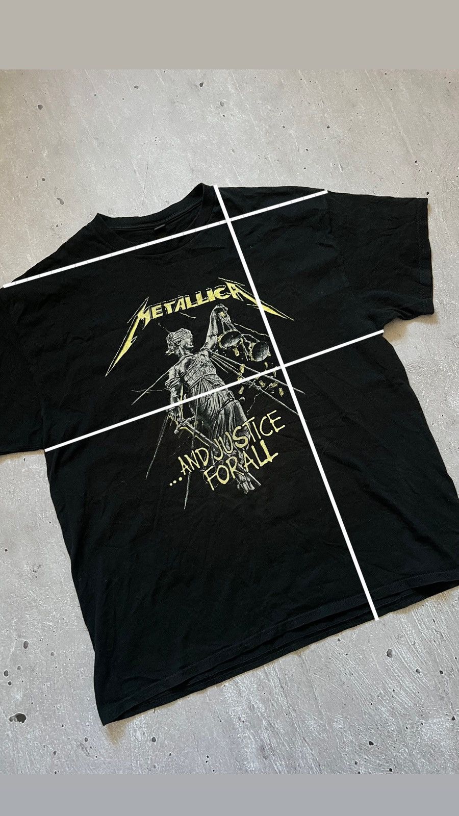 Metallica Metallica Justice For All Tracks T-Shirt XL Size US XL / EU 56 / 4 - 13 Thumbnail