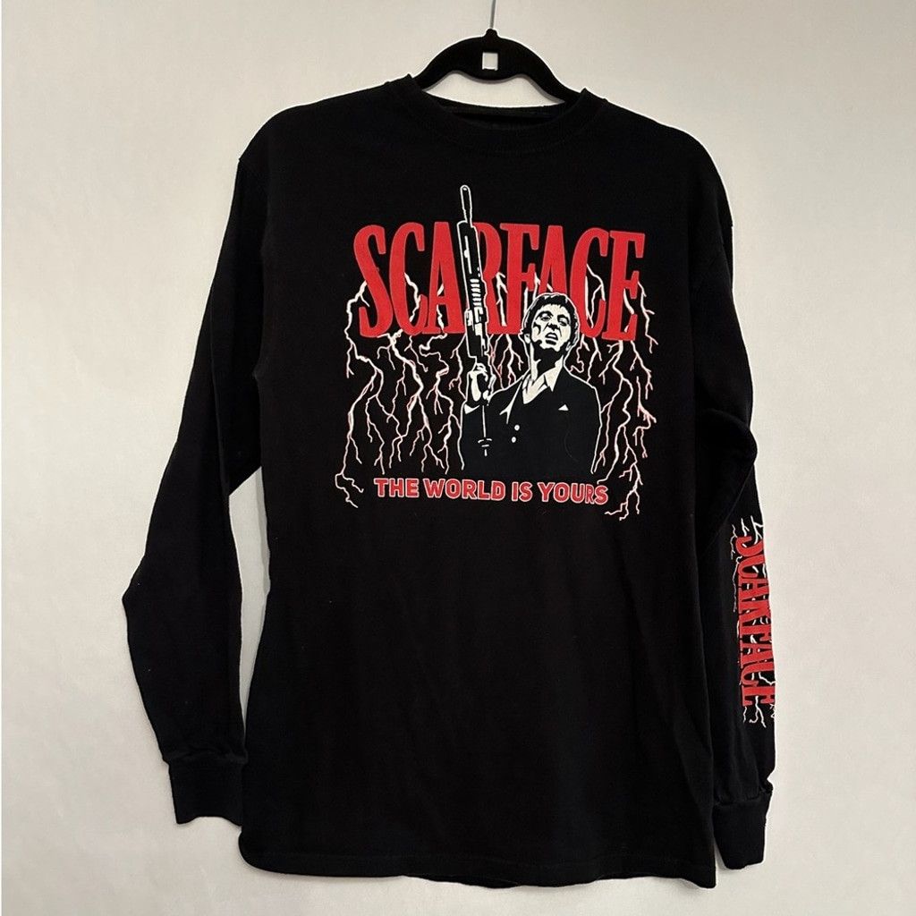 Ripple Junction Scarface The World is Yours Long Sleeve T-Shirt Size Medium Size US M / EU 48-50 / 2 - 5 Thumbnail