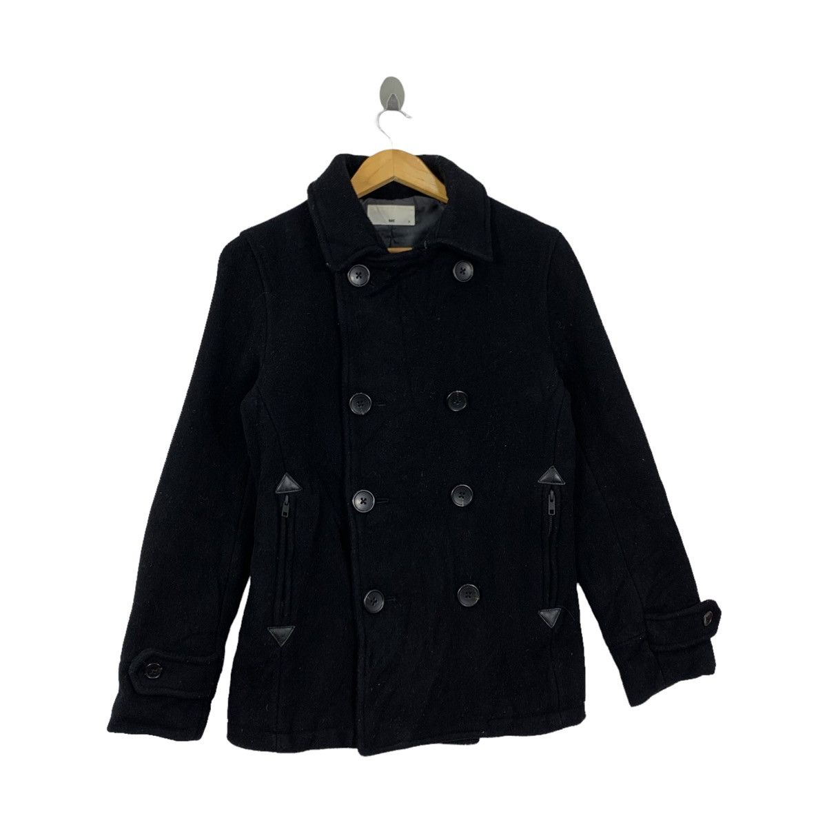 HARE Vintage HARE Japanese Brand Designer Wool Peacoat Jacket Size S / US 4 / IT 40 - 8 Thumbnail