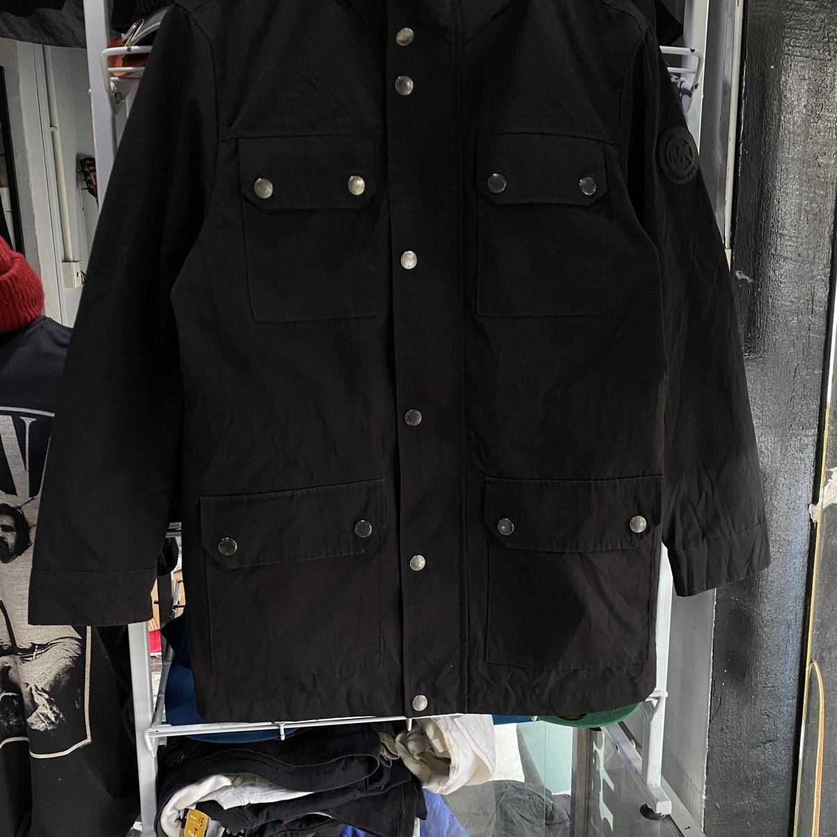Designer × Michael Kors Michael Kors Designer Mens Black Multi Pocket Jacket Size US M / EU 48-50 / 2 - 4 Thumbnail