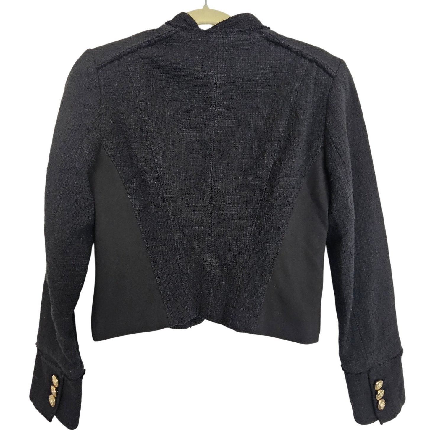 White House Black Market White House Black Market Crop Military Blazer 4 Classic Size S / US 4 / IT 40 - 8 Thumbnail