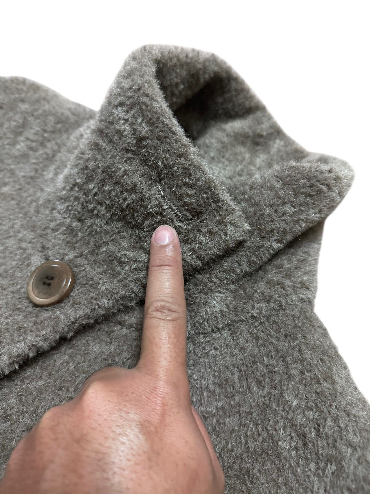 Max Mara RARE ‼️ Max Mara Teddy Bear Icon Coat Alpaca & Wool Size M / US 6-8 / IT 42-44 - 6 Thumbnail