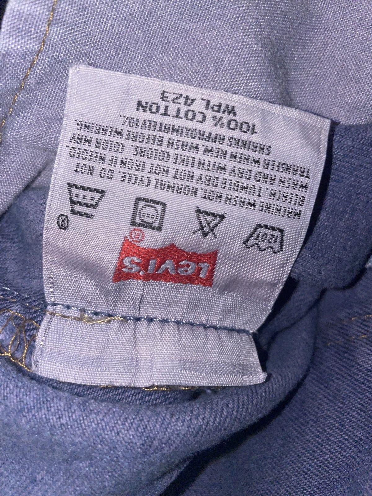 Gallery Dept. Gallery Dept. 1/1 Custom Distresse Violet G-Patch Denim Size US 33 - 3 Thumbnail