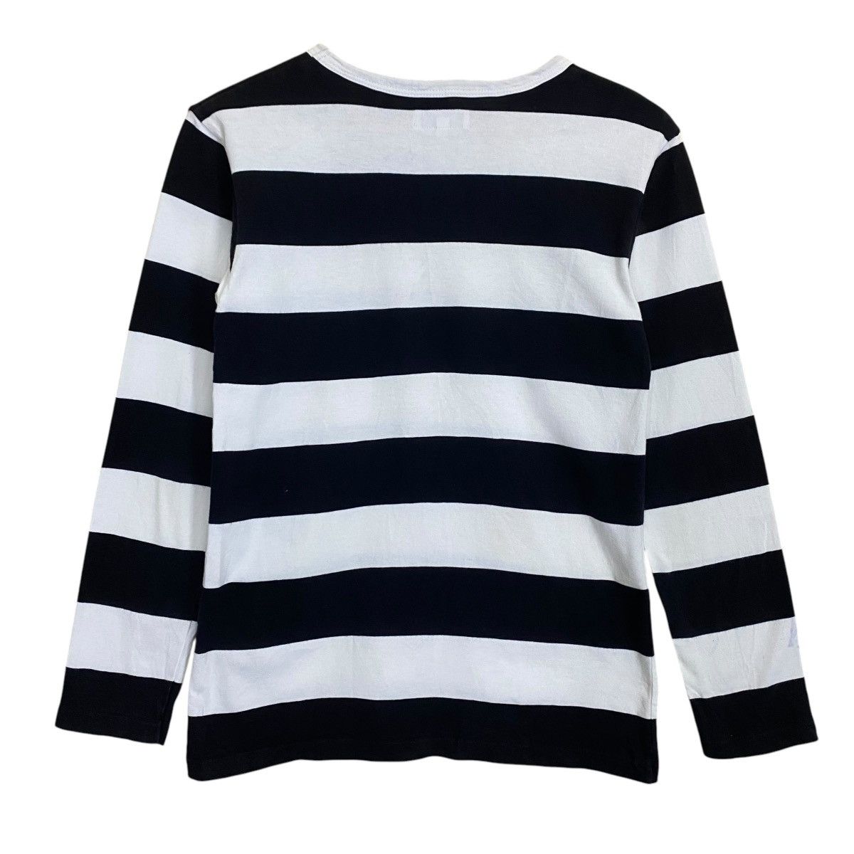 agnes b. Vintage 90s Agnes B Stripe Longsleeve Shirt Size XS / US 0-2 / IT 36-38 - 7 Thumbnail