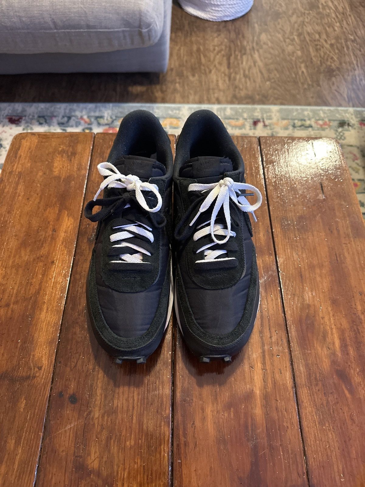 Nike × Sacai Nike Sacai LD Waffle Black Nylon Size US 11 / EU 44 - 3 Thumbnail