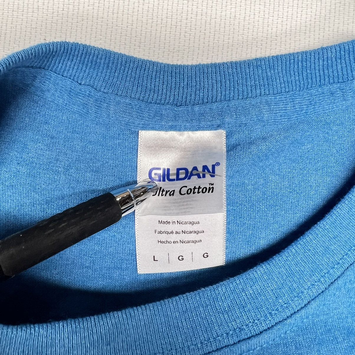 Gildan × Vintage VTG Car Tee Shirt Blue Hot Rod Classic Custom Auto Graphic Size US L / EU 52-54 / 3 - 8 Thumbnail