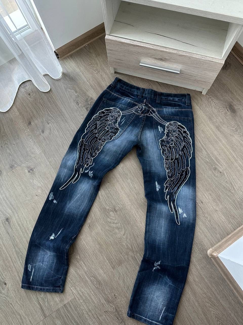 Christian Audigier × Ed Hardy × Vintage Vintage Ed Hardy Christian Audigier Style Pants Size US 32 / EU 48 - 5 Thumbnail