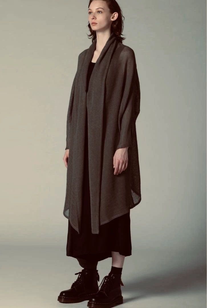 Y's Y's 24ss Linen Scarf Collar Cardigan shirt Size XS / US 0-2 / IT 36-38 - 2 Thumbnail