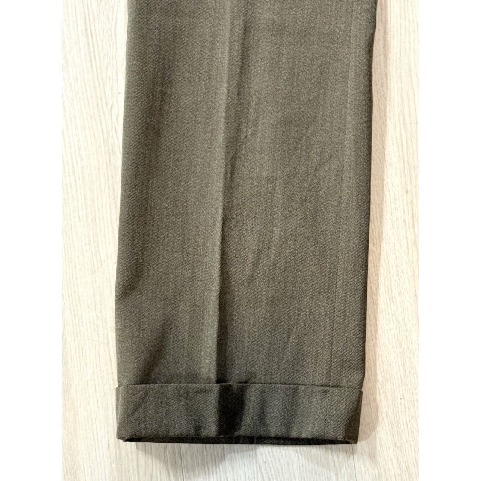 Vintage VINTAGE 60s LL Bean Wool Hunting Pants 31x29 Military Green Mens Size US 31 - 5 Thumbnail