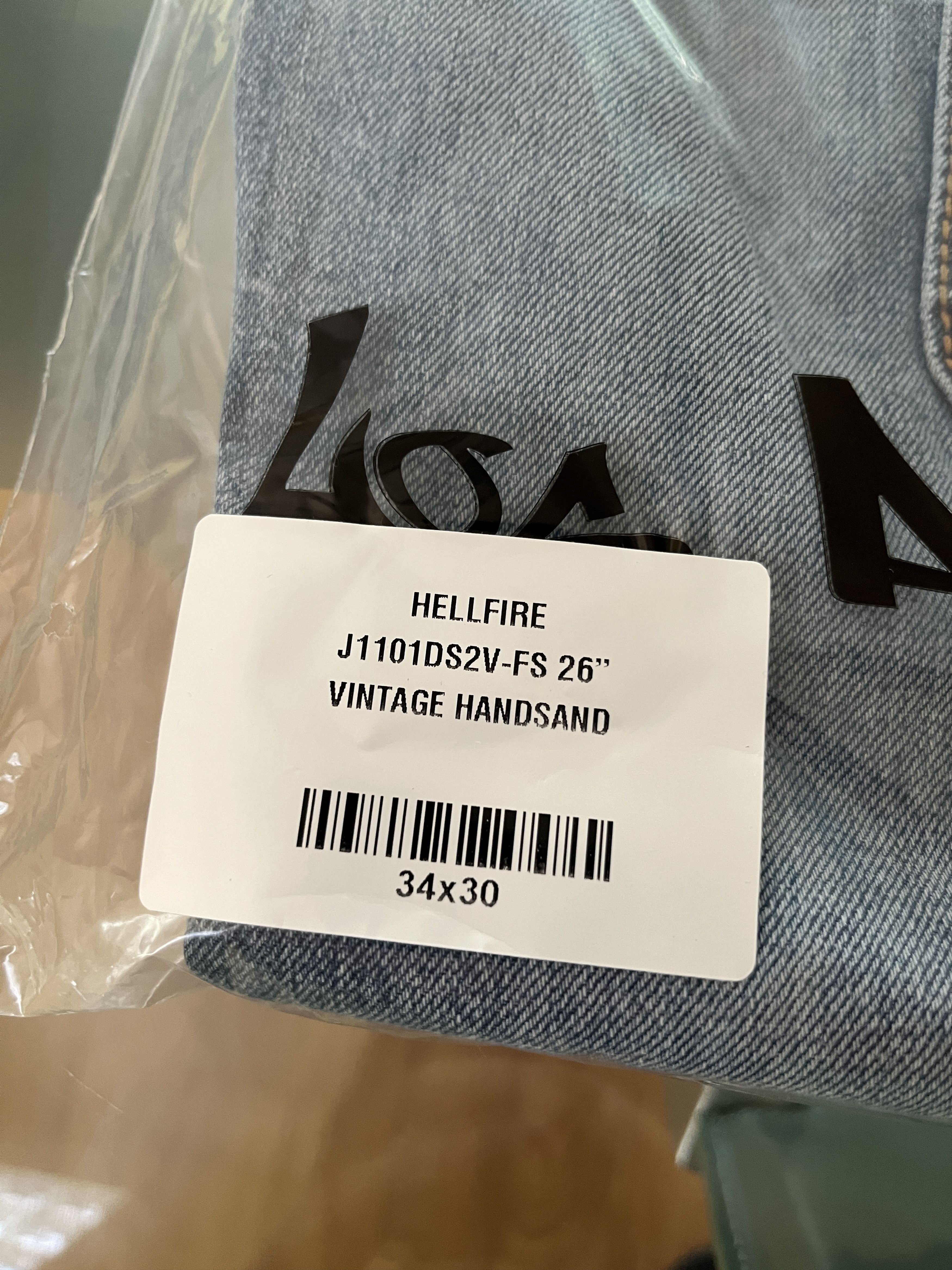 JNCO Hellfire Jeans Hand-Sand Size US 34 / EU 50 - 11 Thumbnail