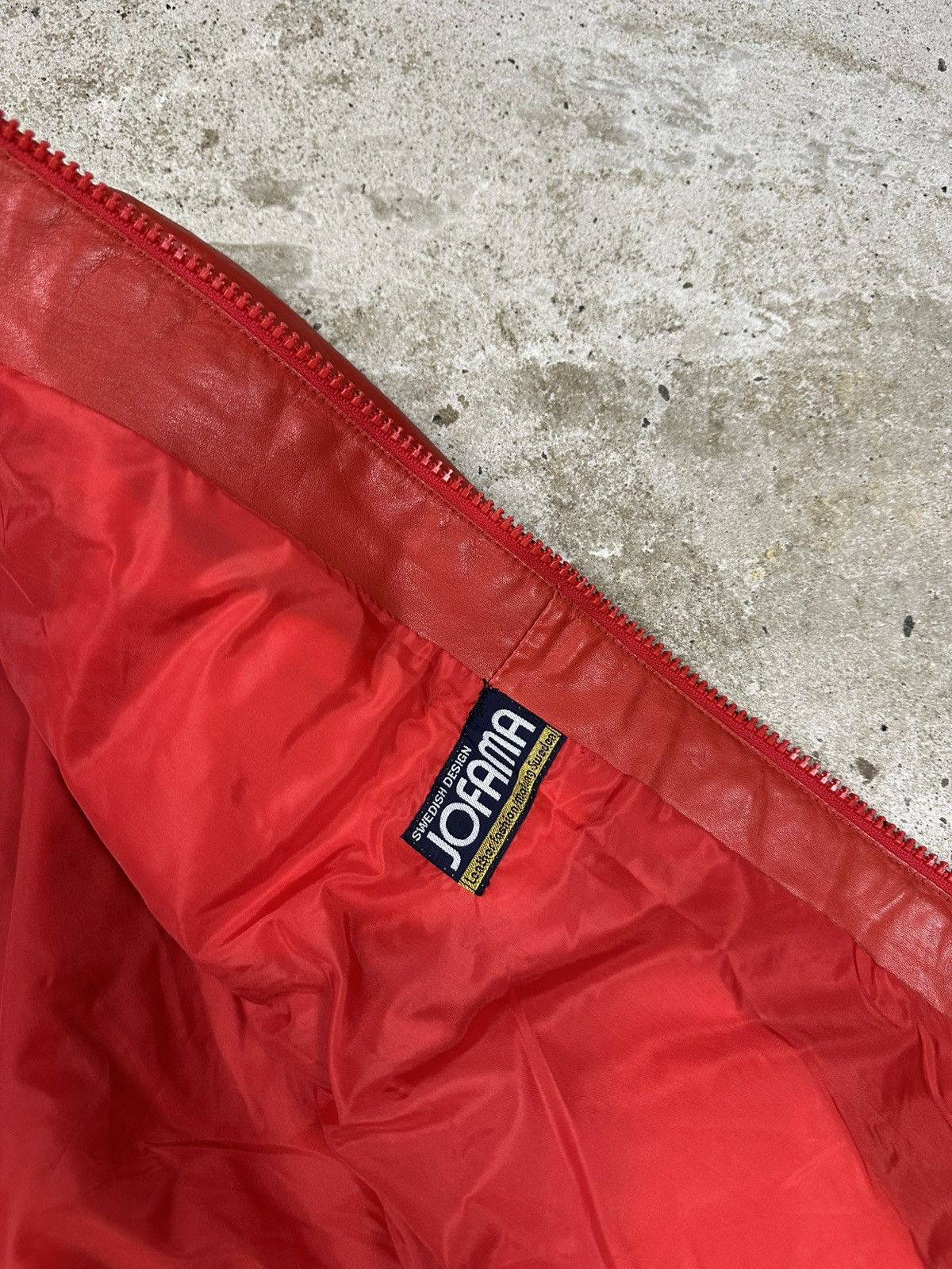 Japanese Brand Vintage 90s Red Genuine Leather Moto Biker Style Jacket Size M / US 6-8 / IT 42-44 - 10 Thumbnail