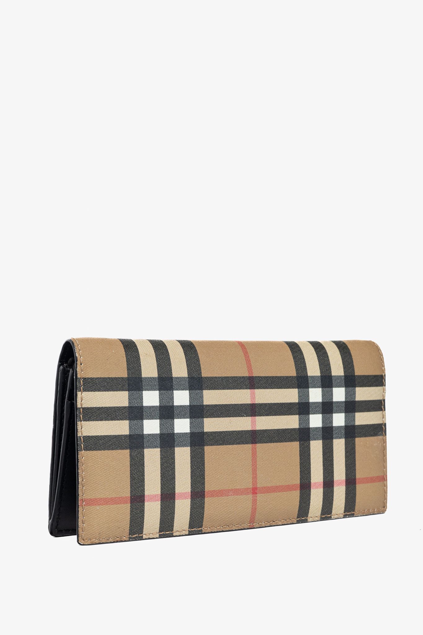 Burberry Burberry Cavendish Vintage Check Leather Continental Wallet Size ONE SIZE - 2 Thumbnail