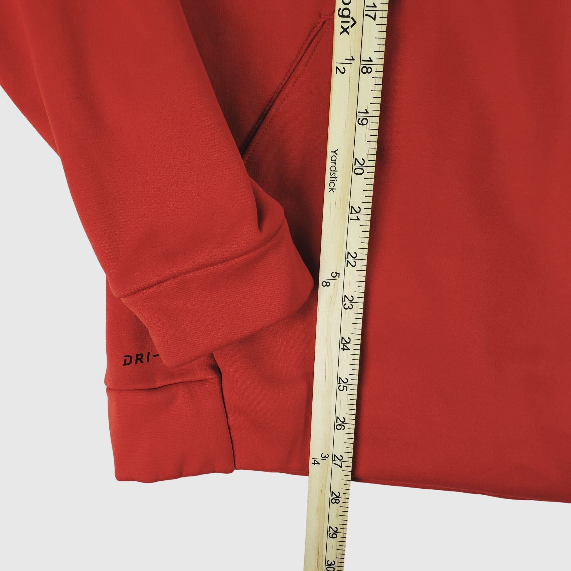 Nike Nike Red Dri-Fit Pullover Hoodie Sweatshirt Mens M Size US M / EU 48-50 / 2 - 7 Thumbnail