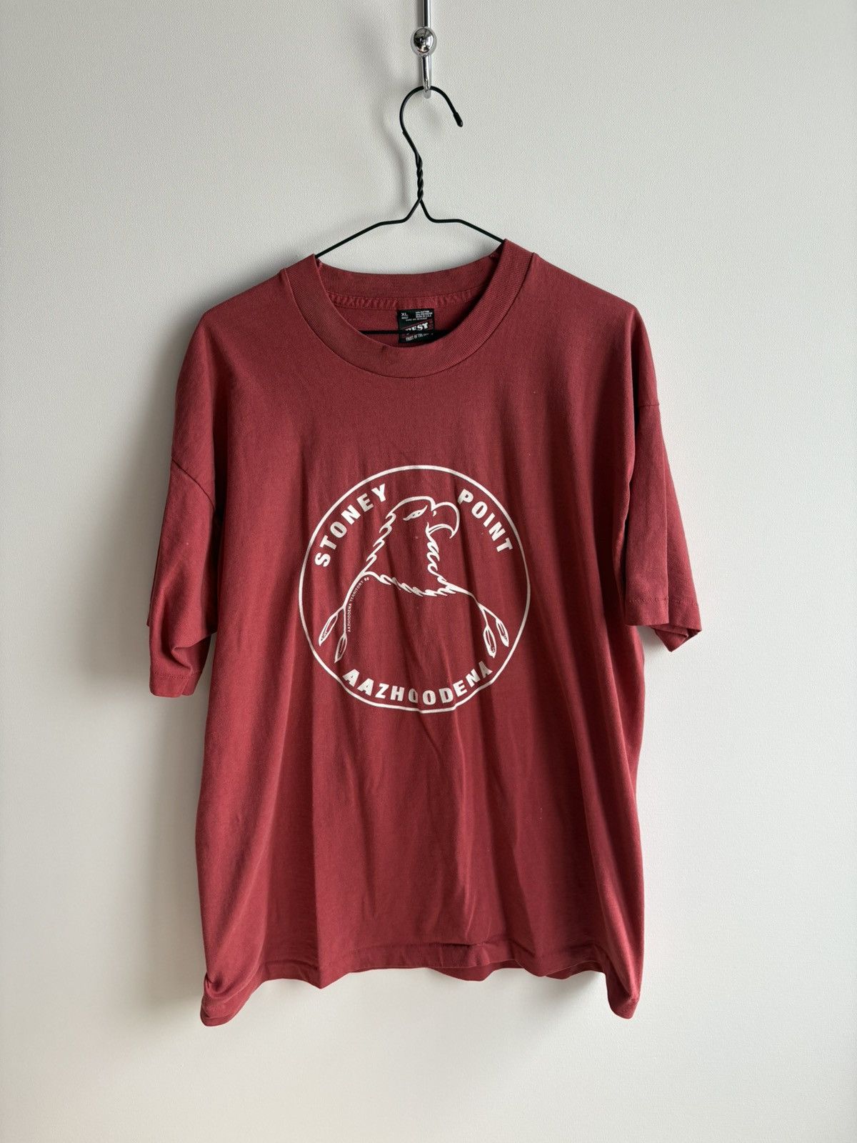 Fruit Of The Loom Vintage Streetwear 90s Eagle Fruit of the Loom Best T-shirt Size US XL / EU 56 / 4 - 1 Thumbnail
