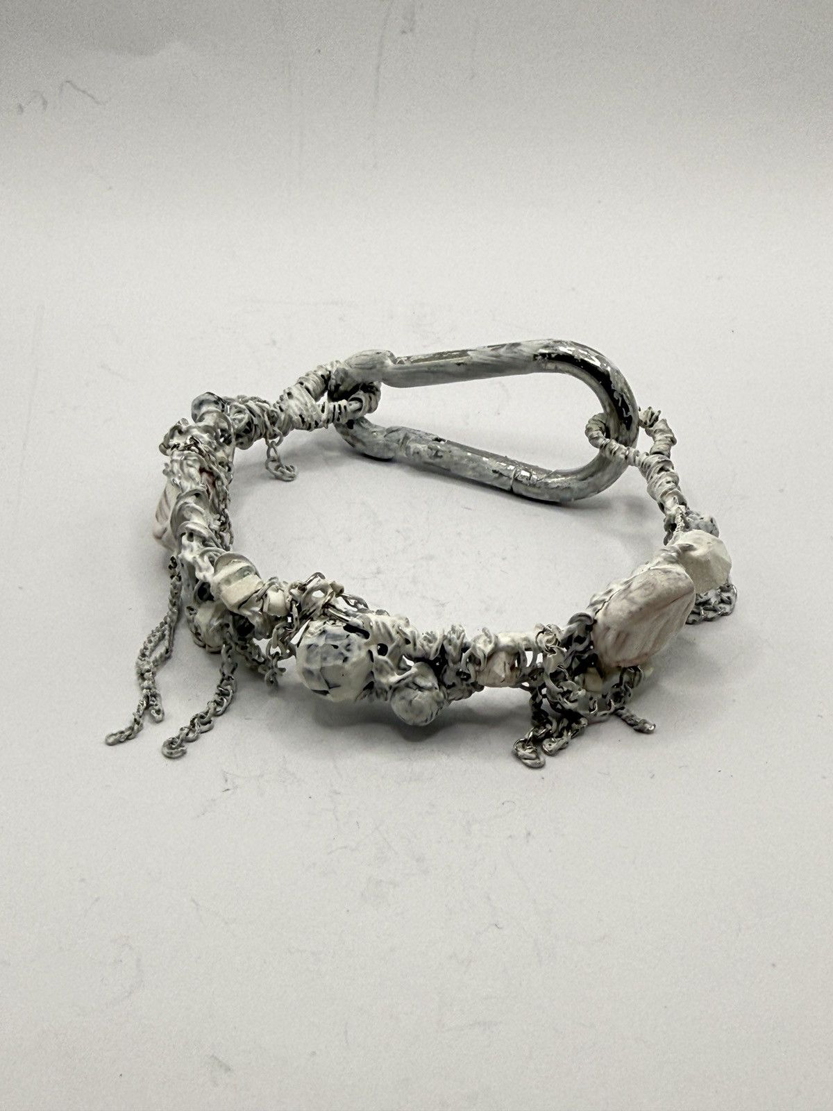 Seditionaries Avant-garde handmade bracelet rick margiela chrome erd Size ONE SIZE - 2 Thumbnail