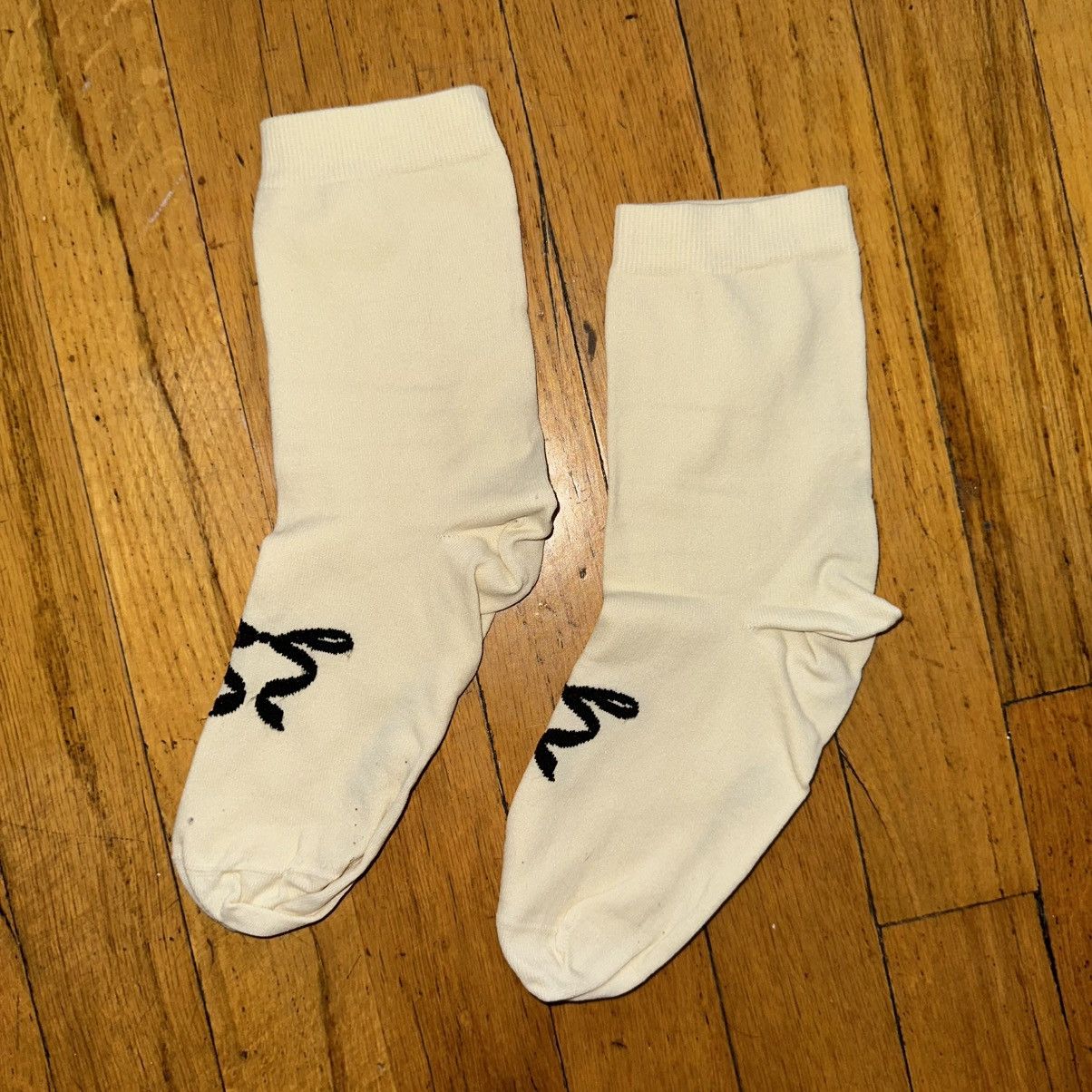 Sandy Liang Cream socks Size ONE SIZE - 1 Thumbnail