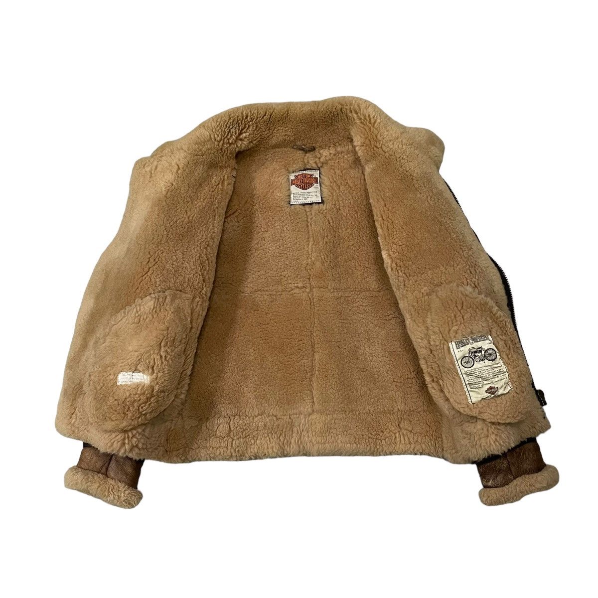 Harley Davidson Vintage Harley Davidson Sheepskin B3 Leather Jacket Size US M / EU 48-50 / 2 - 22 Thumbnail
