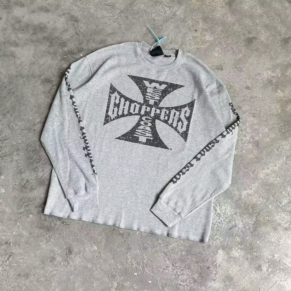 Vintage Streetwear Logo Print Long Sleeve T-Shirt Size US S / EU 44-46 / 1 - 3 Thumbnail