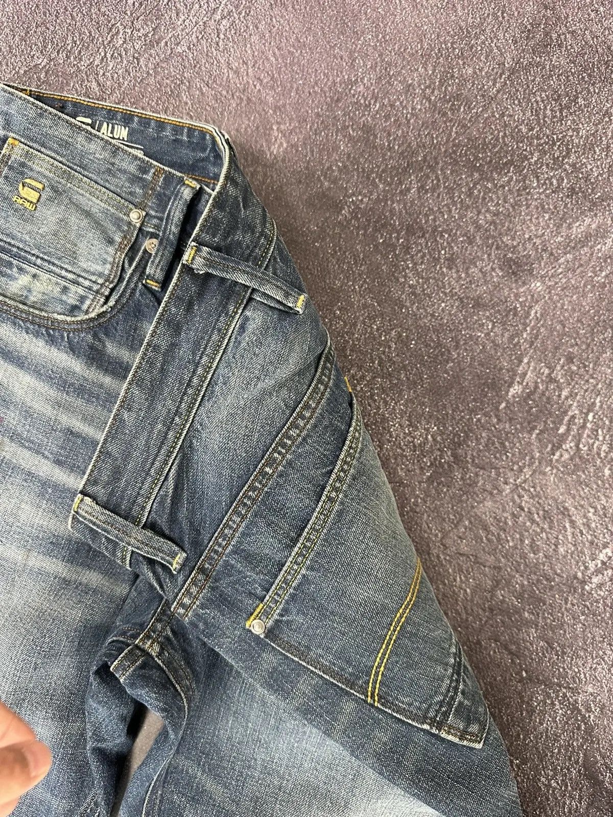 G-Star × Vintage Vintage G-Star Raw Y2K Faded Blue Denim Japanese Baggy Jeans Size US 34 / EU 50 - 8 Thumbnail
