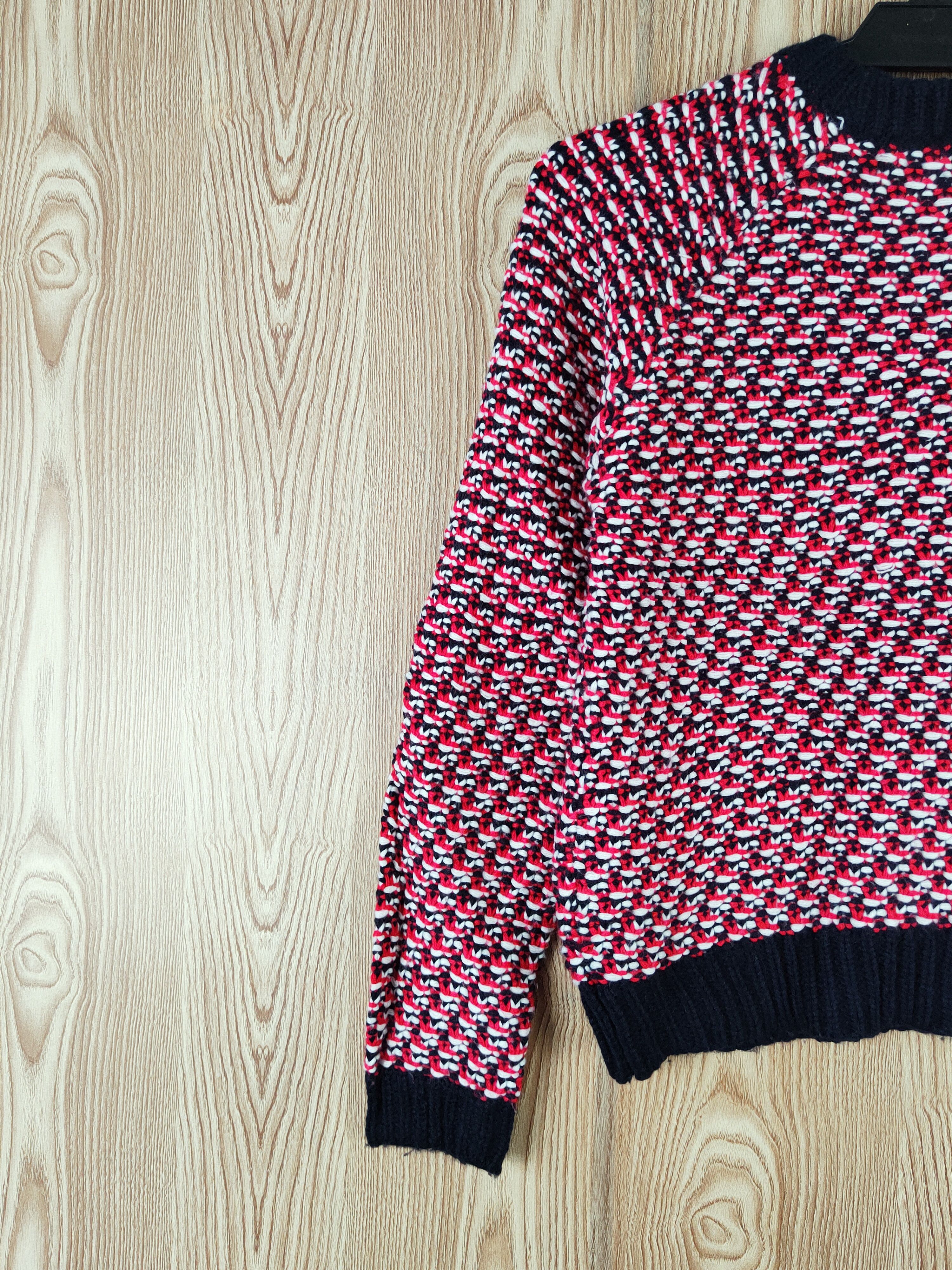 Japanese Brand M.deux Red Knitwear Sweatshirts #W124 Size XS / US 0-2 / IT 36-38 - 8 Thumbnail