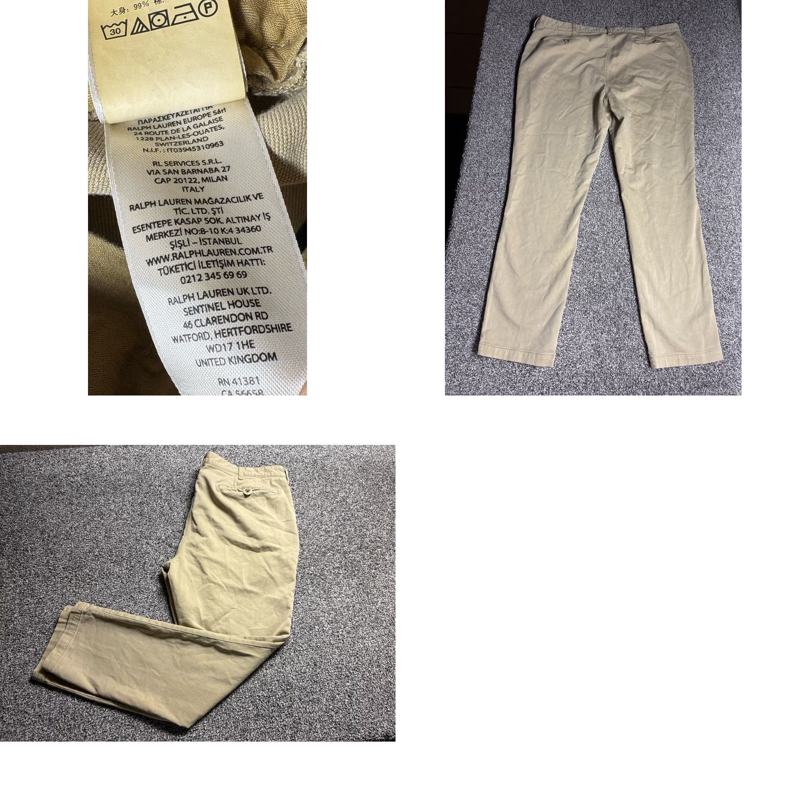 Polo Ralph Lauren Polo Ralph Lauren Chino Pants Mens 40x32 Brown Tan Stretch Slim Fit Casual Formal Business Size US L / EU 52-54 / 3 - 9 Thumbnail