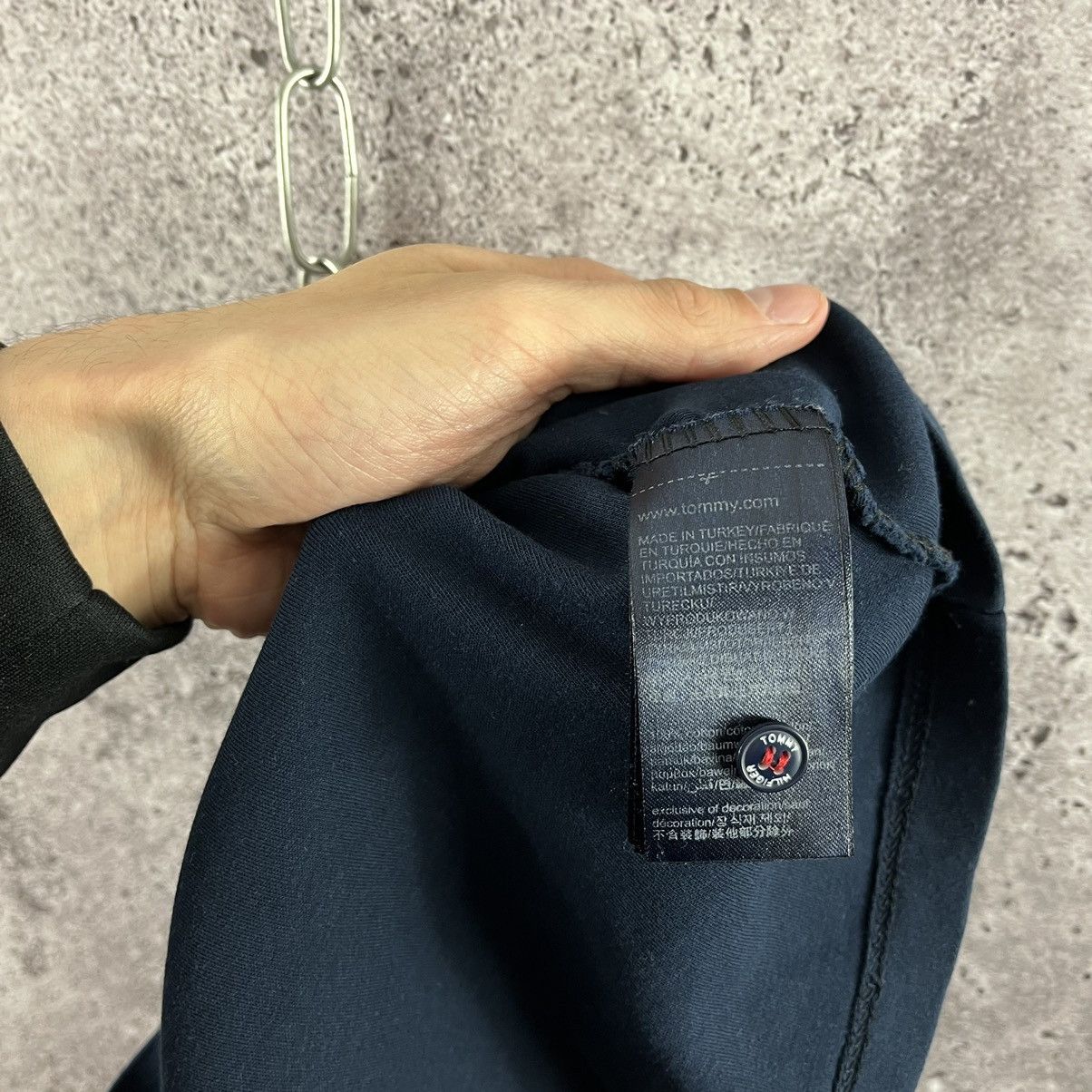 Japanese Brand × Tommy Hilfiger Tommy Hilfiger Polo T-Shirt Embroidery Logo Navy Size L Size US L / EU 52-54 / 3 - 10 Thumbnail